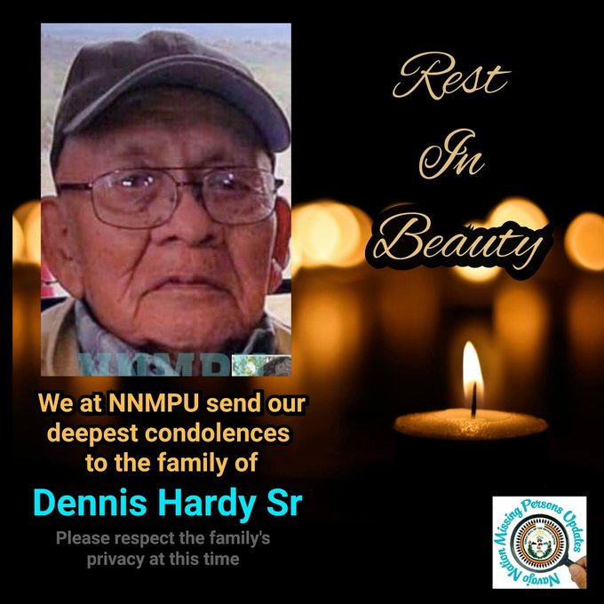 missing Dennis Hardy found dead