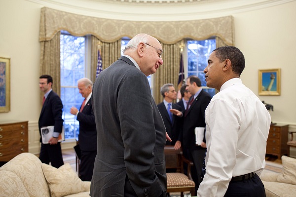 barack obama to paul volcker