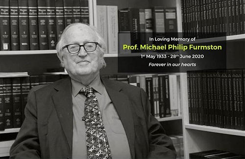 Prof. Michael Philip Furmston Death