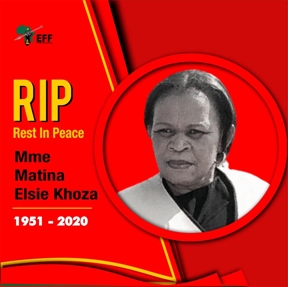 Mme Matina Elsie Khoza Death
