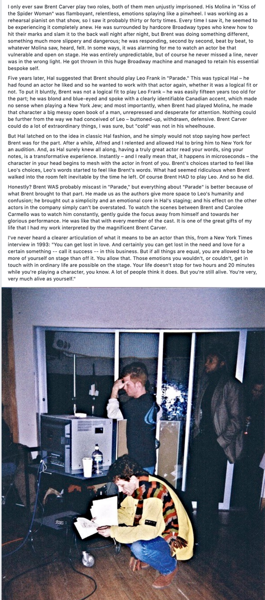 Brent Carver death
