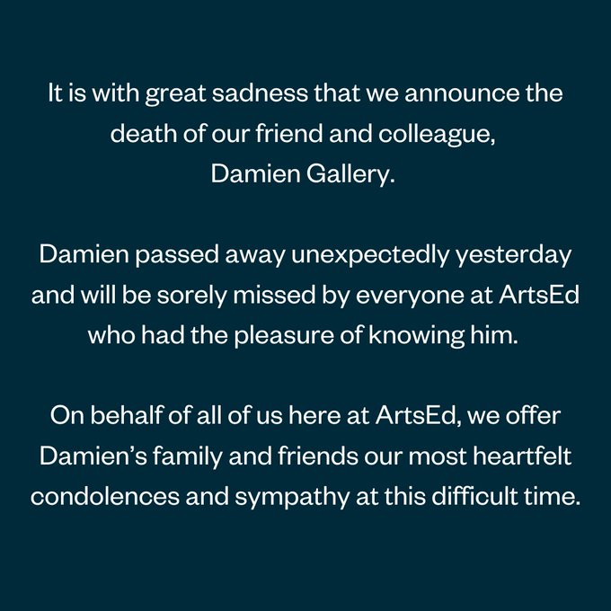 Damien Gallery death