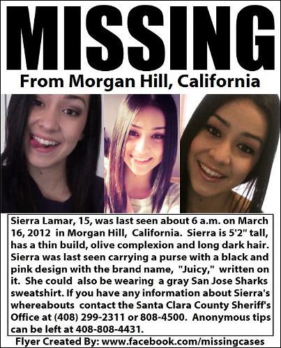 Sierra Lamar Missing Poster