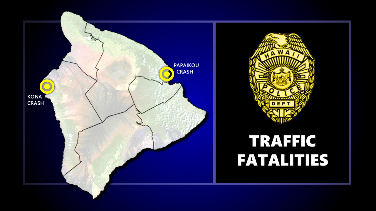 Two Vehicle Accidents occurs in Hawaii Island within Hours