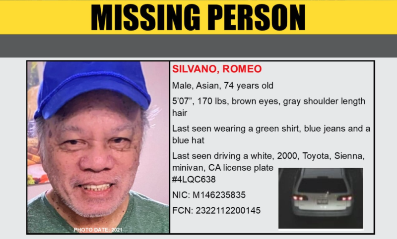 Romeo Silvano Missing - Help Locate Romeo Silvano